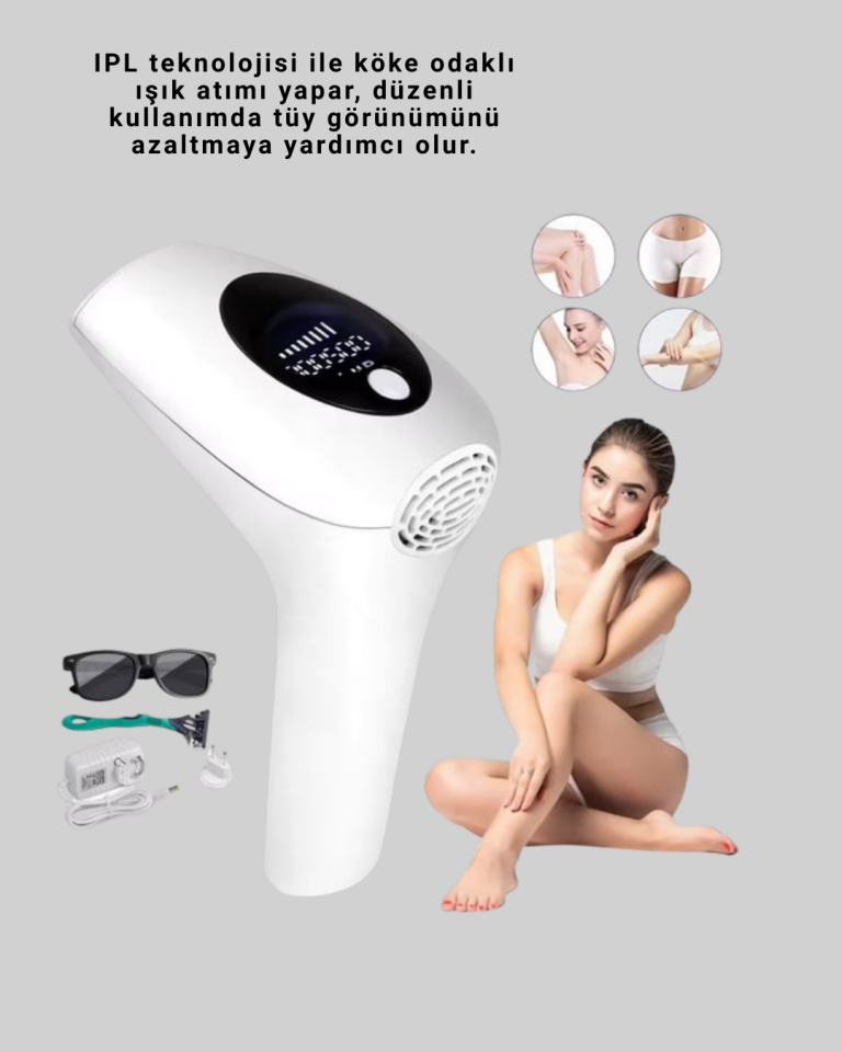 Hasuba IPL Lazer Epilasyon Cihazı HS-262 Kadın ve Erkek İçin