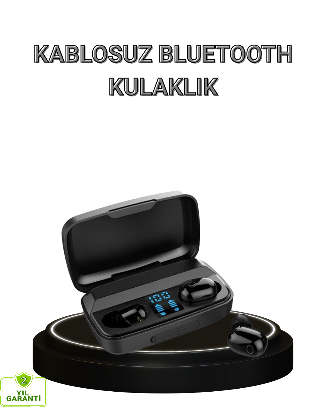 A10s Kablosuz Kulaklık  Çipli Uzun Pil Ömürlü Dokunmatik