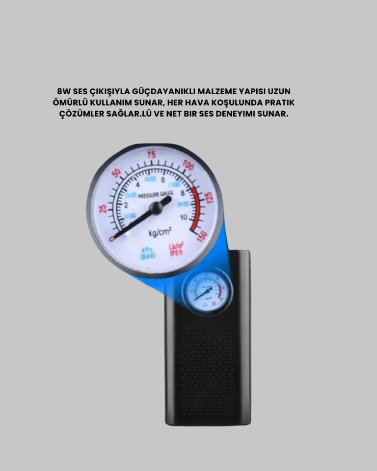USB Şarjlı Kompakt Elektrikli Hava Kompresörü 3000 mAh