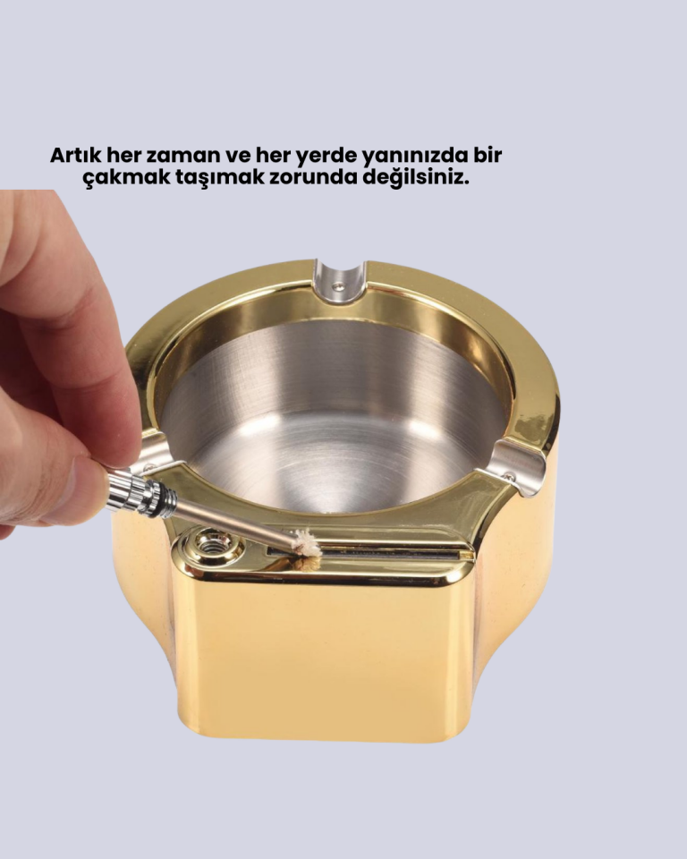 Metal Küllük Gizli Ateşleme Sistemli Şık Tasarım