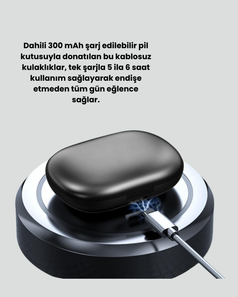 13 mm Sürücü Teknolojisiyle Yüksek Ses Kalitesi – Klipsli Spor Kulaklık