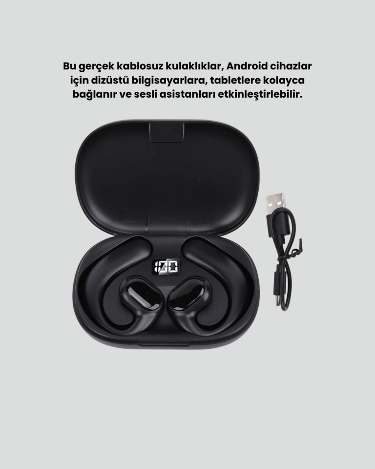 13 mm Sürücü Teknolojisiyle Yüksek Ses Kalitesi – Klipsli Spor Kulaklık