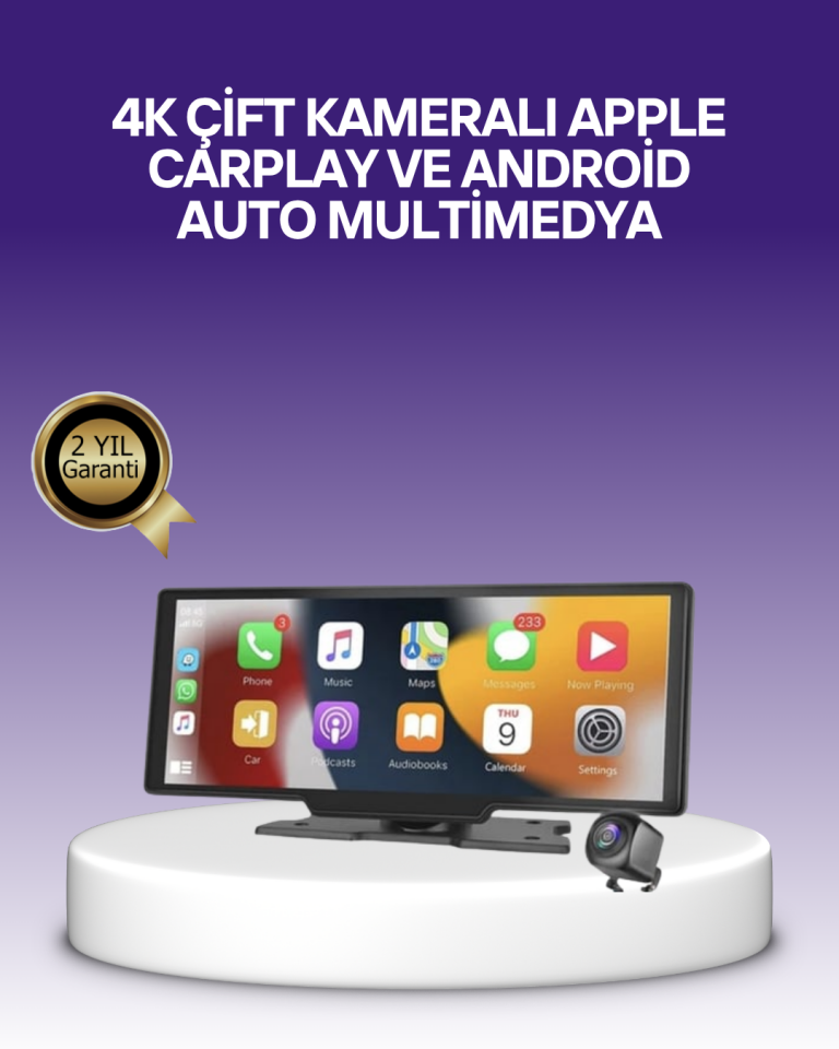 Volkswagen Golf, Polo, Passat, Jetta, Tiguan, BMW 3-5 Serisi CarPlay Android Auto 10.26” Ekran