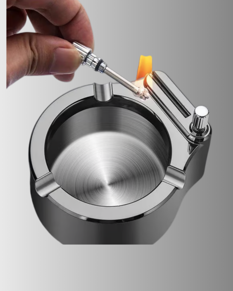 Yuvarlak Çakmaklı Küllük Dayanıklı Metal Yapı