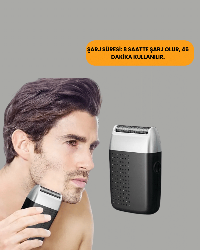 Sessiz, Güçlü ve Şık: Erkeklere Özel Şarjlı Tıraş Makinesi