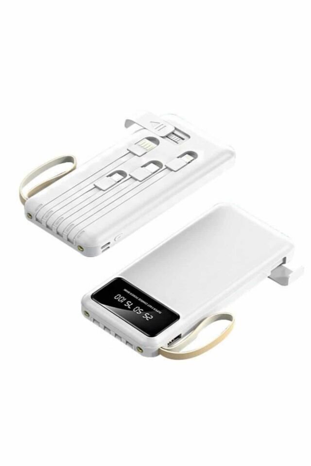 Powerbank Şarj Cihazı 4 Çıkışlı 20.000 MAH Powerbank Taşınabilir Çoklu Giriş