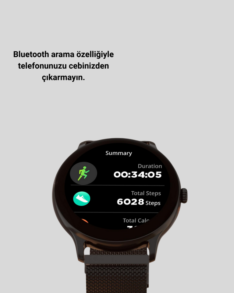 G20 Mini Akıllı Saat – iPhone & Android Uyumlu, Adım Sayar ve Uyku Takipli