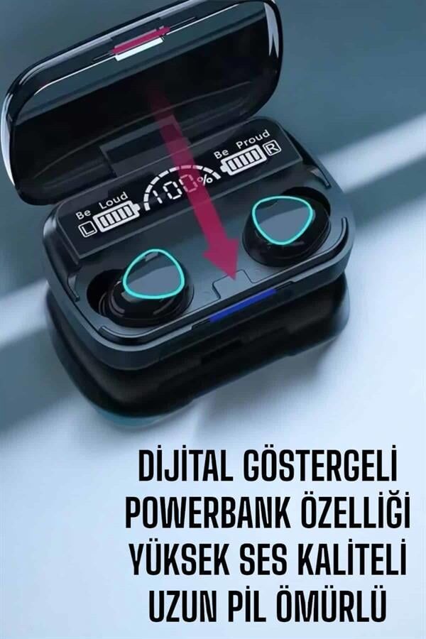 Bluetooth Bağlantılı Suya Dayanıklı, Uzun Pil Ömürlü Kablosuz Kulaklık