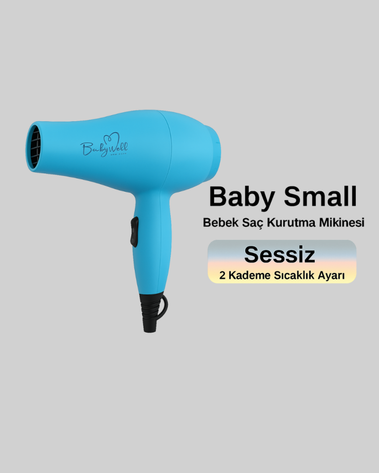 Çocuklara Özel Mini Fön Makinesi – 500/1000W Güç – Düşük Gürültü