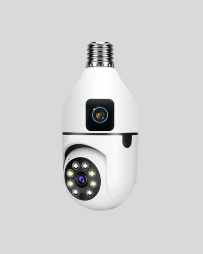 WiFi Ampul Güvenlik Kamerası 1080P Full HD Gece Görüşlü ve Hareket Algılamalı