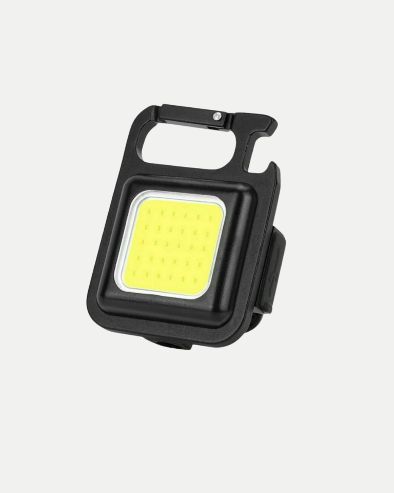 LED Mini Anahtarlık Fener – 1000 Lümen Güçlü Işık ve USB Type-C Şarjlı