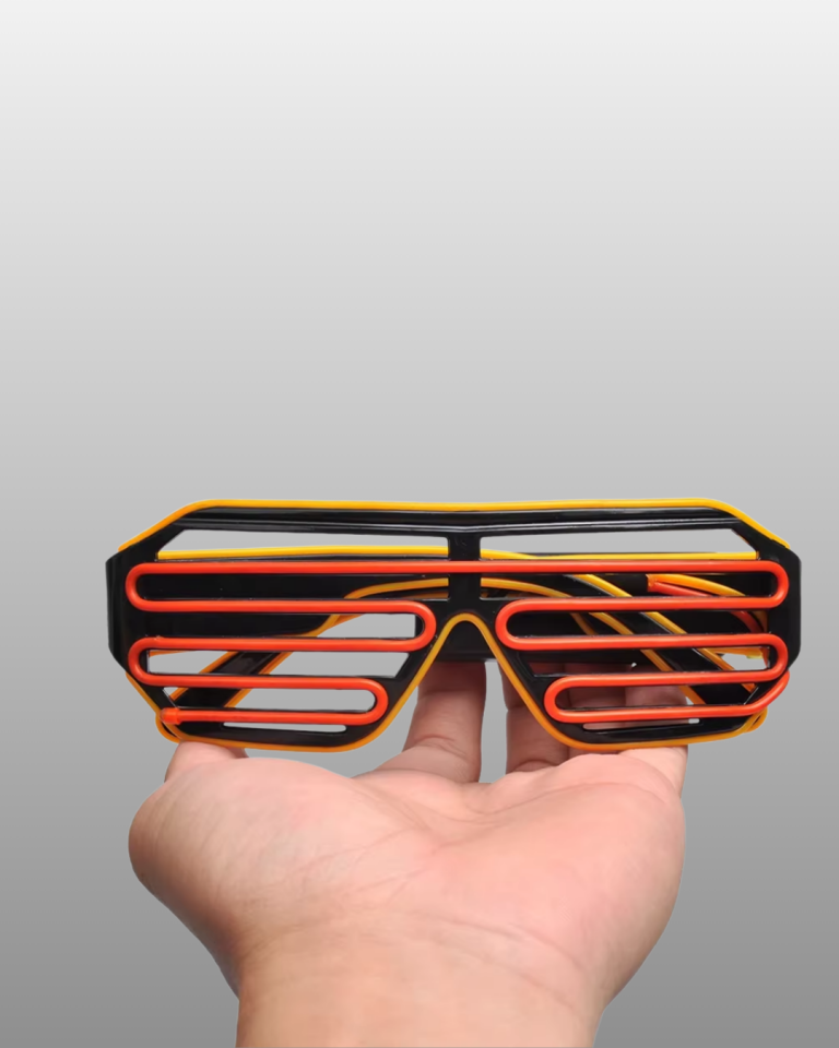 Kutlamalara Renk Katan LED Işıklı Parti Gözlüğü