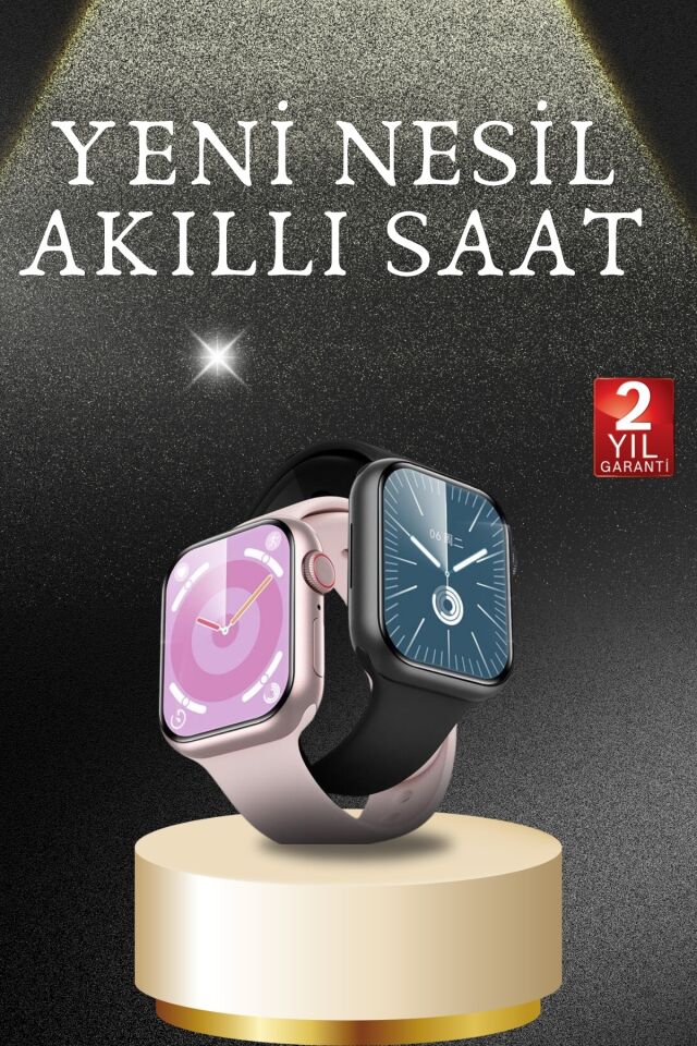 Akıllı Saat Alarm ve Titreşim Uyku ve Sağlık Takibi GPS Uyumlu Nabız Ölçer Sesli Görüşme