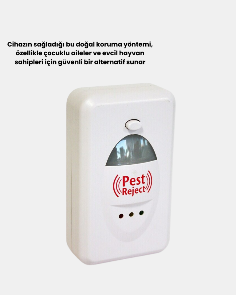 Ultrasonik Haşere Kovucu Cihaz – Sessiz, Kimyasalsız ve Etkili Koruma