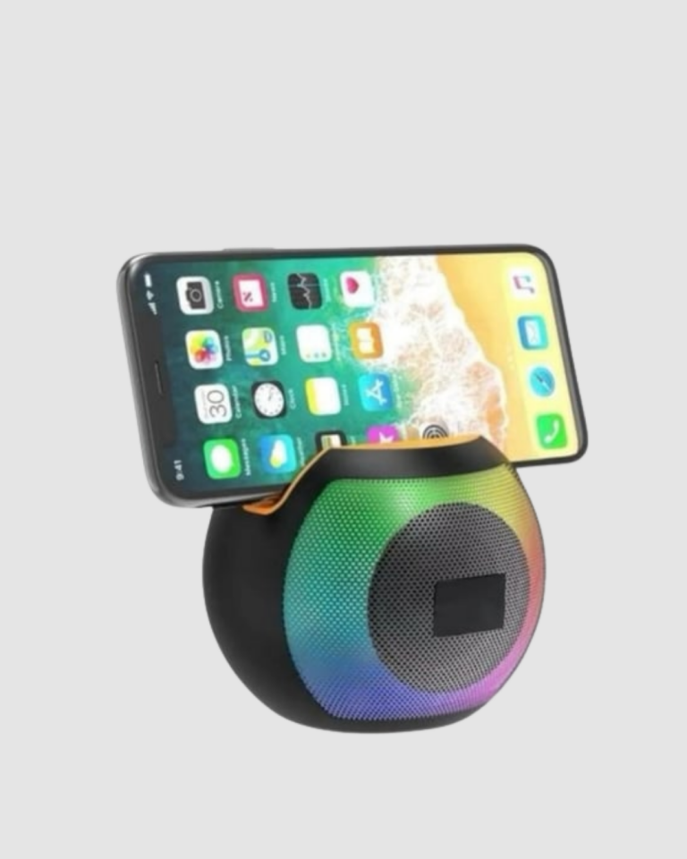Taşınabilir Bluetooth Hoparlör – RGB Işıklı, Güçlü Bas ve 8 Saat Pil Ömrü
