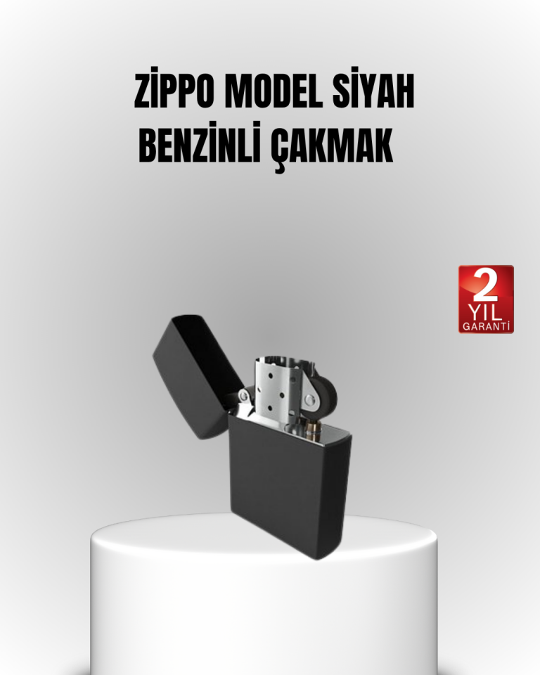 Tasarım Metal Çakmak Minimal Mat Yüzeyli ve Şık Görünümlü