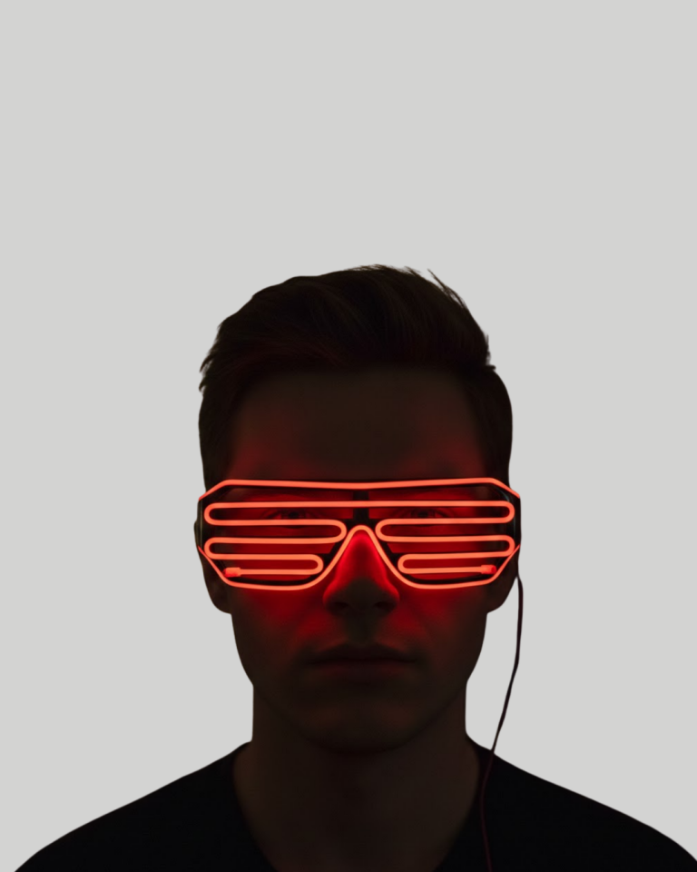 Parti ve Festival Aksesuarı LED Işıklı Gözlük