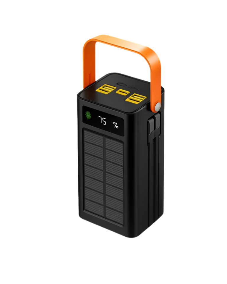 Güneş Enerjili Taşınabilir Powerbank Yüksek Kapasiteli Hızlı Şarj Özellikli