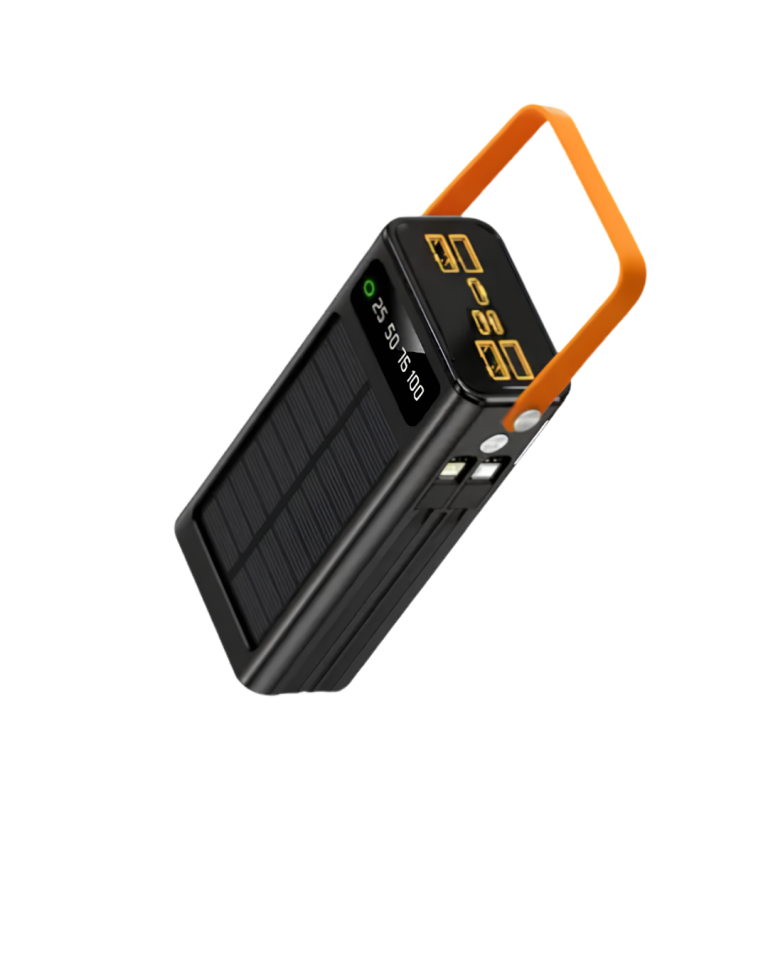 Güneş Enerjili Taşınabilir Powerbank Yüksek Kapasiteli Hızlı Şarj Özellikli