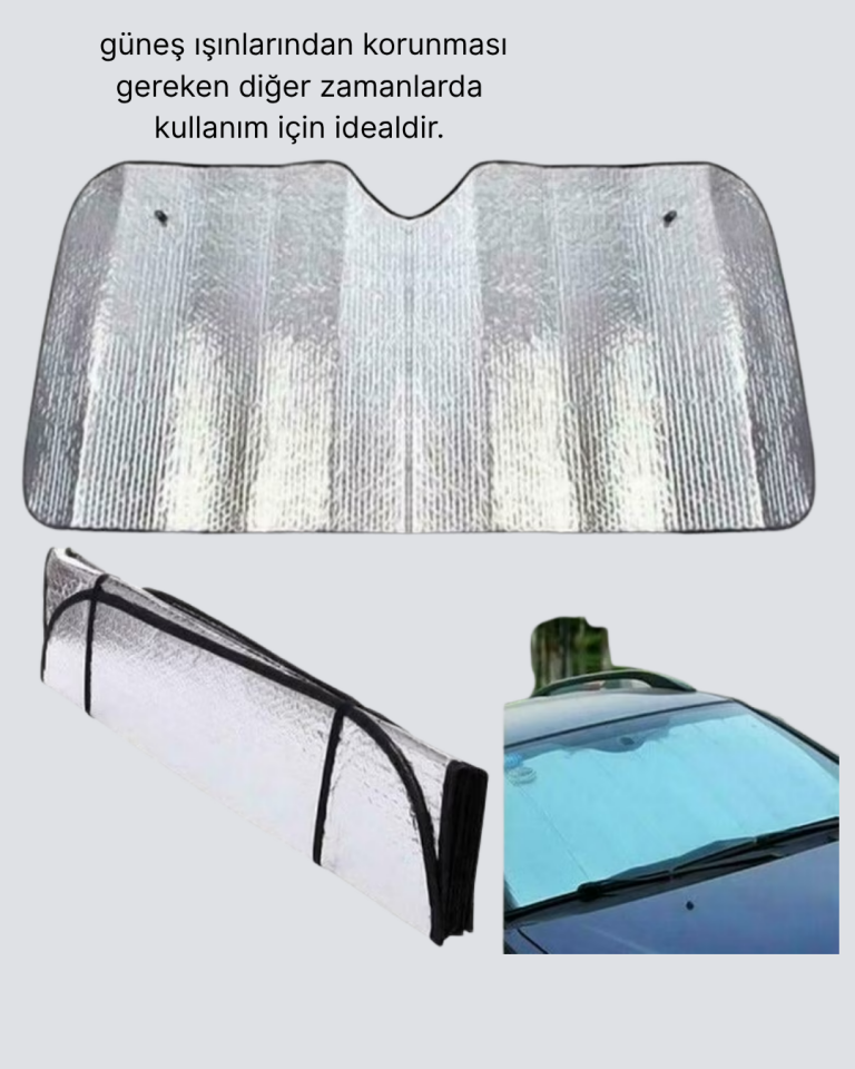 Katlanabilir Araba Güneşliği – UV Işınlarına Karşı Maksimum Koruma