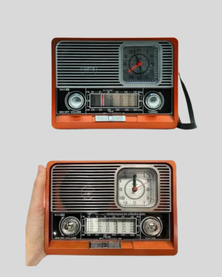 Nostaljik Radyo – Şık Dekoratif Tasarım ve Güvenli 2 Yıl Garanti