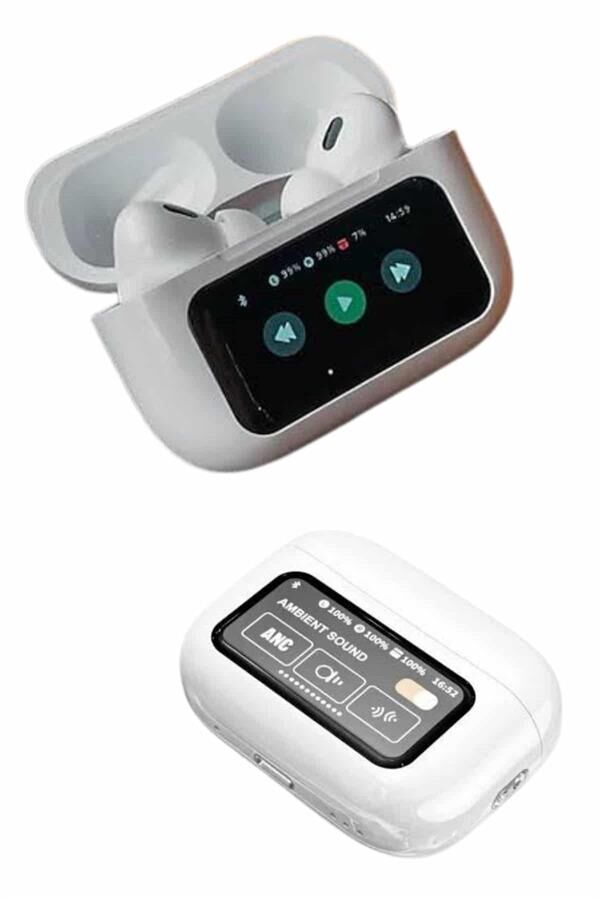 Dokunmatik Ekranlı Bluetooth Kulaklık TWS İOS Android Tüm Telefonlara Uyumlu Kulaklık