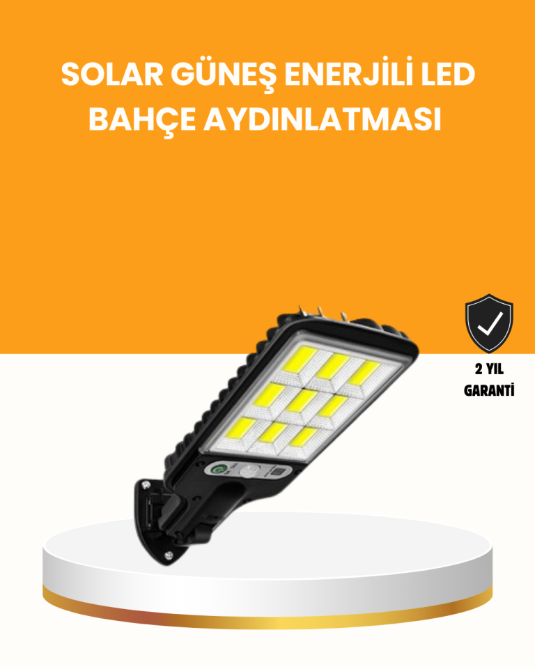 Sensörlü Sokak Tipi Lamba Günlük Kullanım İçin İdeal