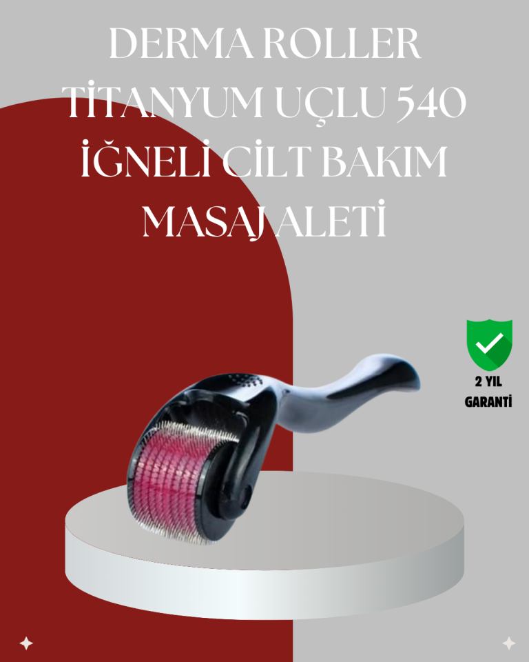 Dermaroller 1 mm Yara ve Yanık İzleri İçin Etkili Çözüm