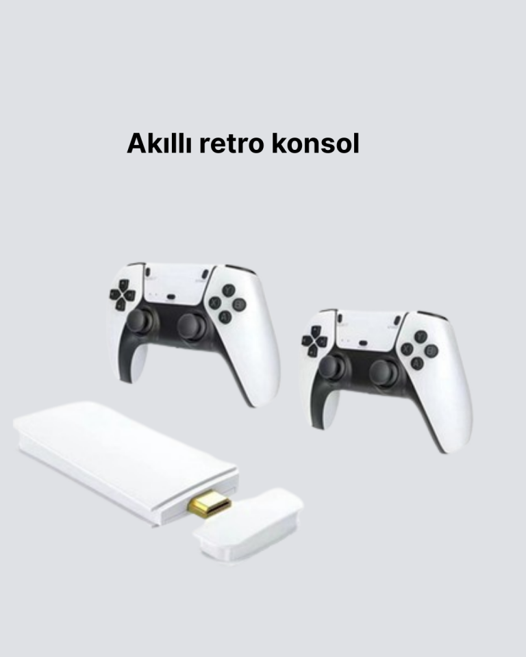 3D ve 4K Görüntü Kaliteli Çok Oyunculu Retro Oyun Konsolu