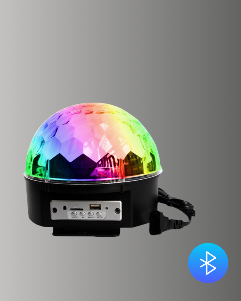Uzaktan Kumandalı RGB LED Disko Topu Bluetooth Hoparlörlü