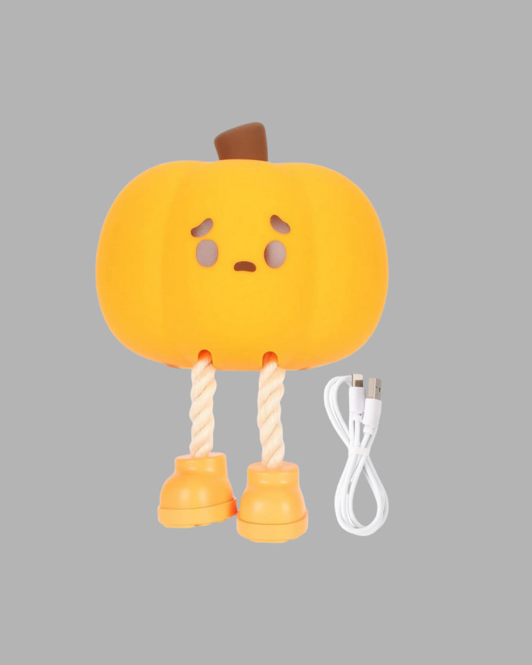Pumpkin LED Gece Lambası Üç Kademeli Işık Ayarlı