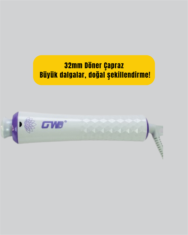 Hızlı Isınan, Kompakt ve Güvenli – Tüm Saç Tiplerine Uygun Kıvırma Cihazı