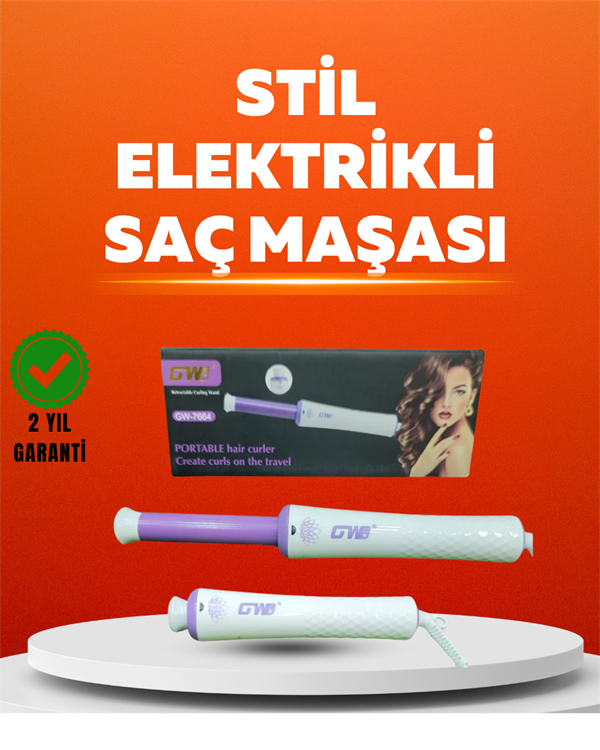 Hızlı Isınan, Kompakt ve Güvenli – Tüm Saç Tiplerine Uygun Kıvırma Cihazı
