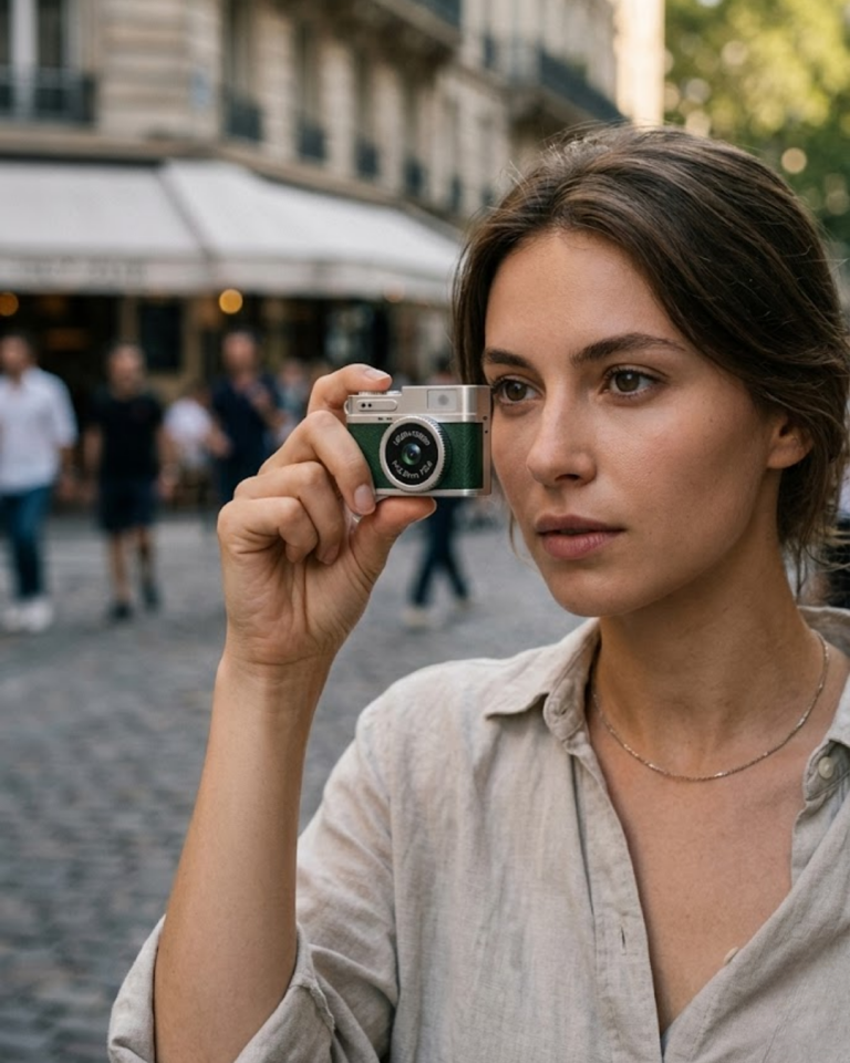 Ultra Kompakt Mini Fotoğraf Makinesi 4K HD Video Selfie Kamerası