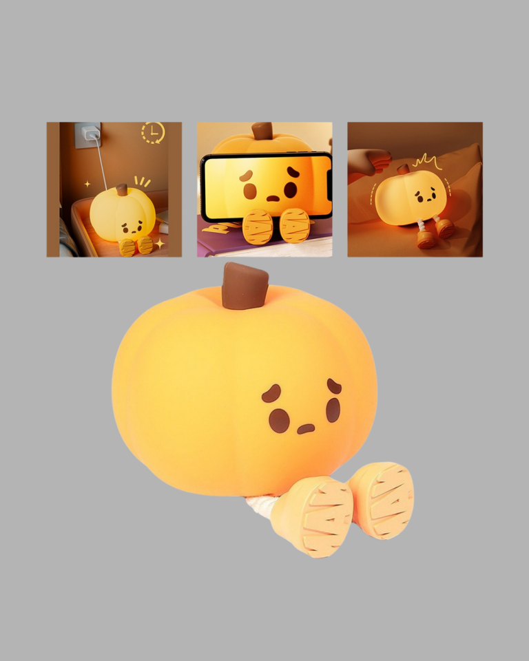 Şarjlı Pumpkin LED Masa Lambası Zamanlayıcılı Dokunmatik