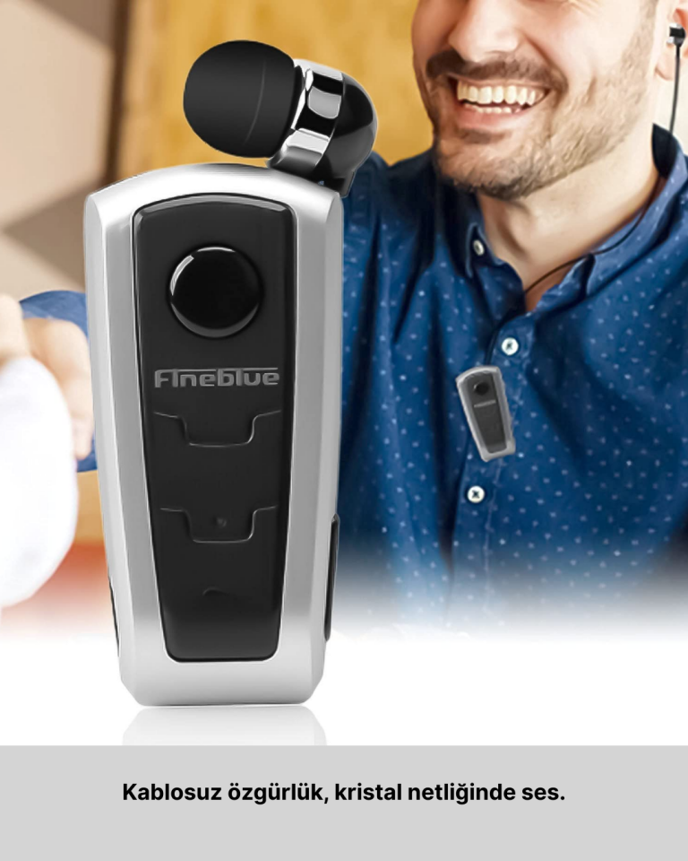 Titreşimli Bluetooth Kulaklık Fineblue F910 Uzun Pil Ömrü