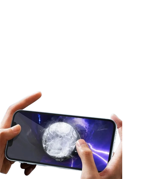 RGB Işıklı Girdap Fanlı Mobil Soğutucu | Manyetik Montaj | Type-C Girişli
