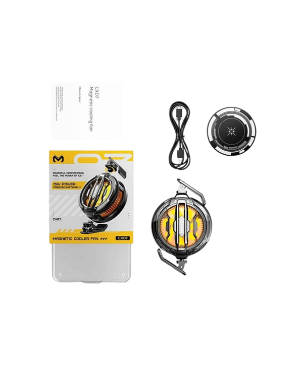 Telefon Soğutucu | LED Işık Efektli | Power Aparatlı | Sessiz ve Taşınabilir Model