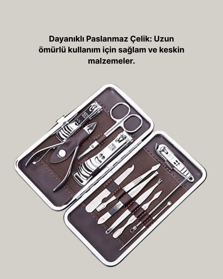Taşınabilir Çok Fonksiyonlu Kişisel Bakım Seti El ve Ayak İçin