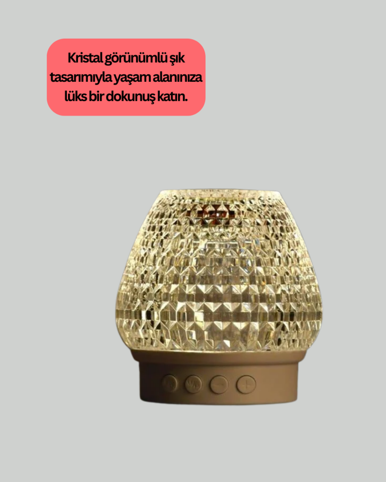 15 Metre Çekim Mesafeli Şarjlı Işıklı Hoparlör
