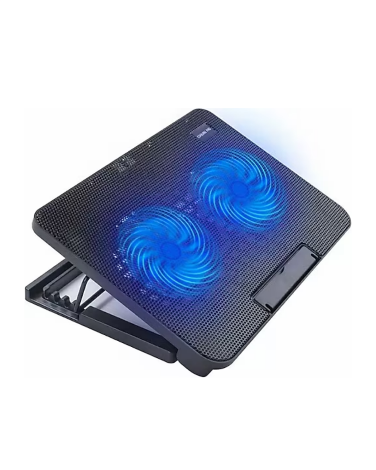 Çift Fanlı Laptop Soğutucu Stand 17 İnç Uyumlu 8 Kademeli Ayarlı USB Girişli