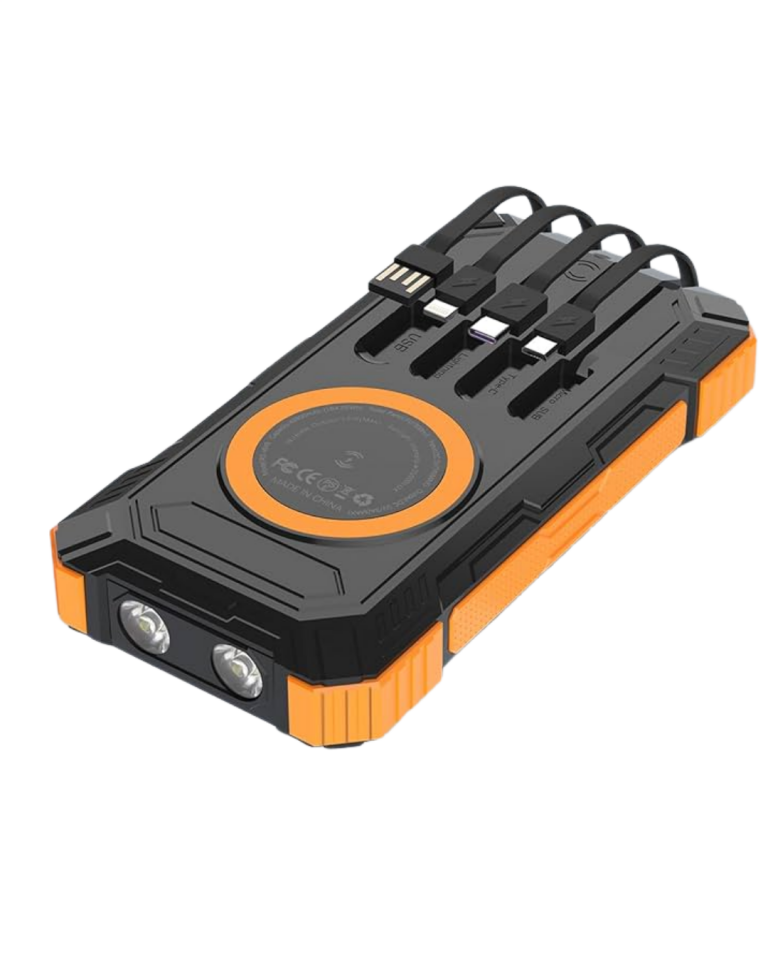 20000 mAh Powerbank Güneş Enerjili Kablosuz Şarj Hızlı Şarj Taşınabilir Batarya (Kopya)