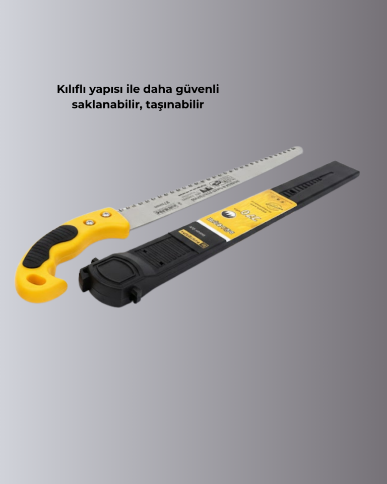 Bahçe ve Ağaç Budama Testeresi Ergonomik Saplı