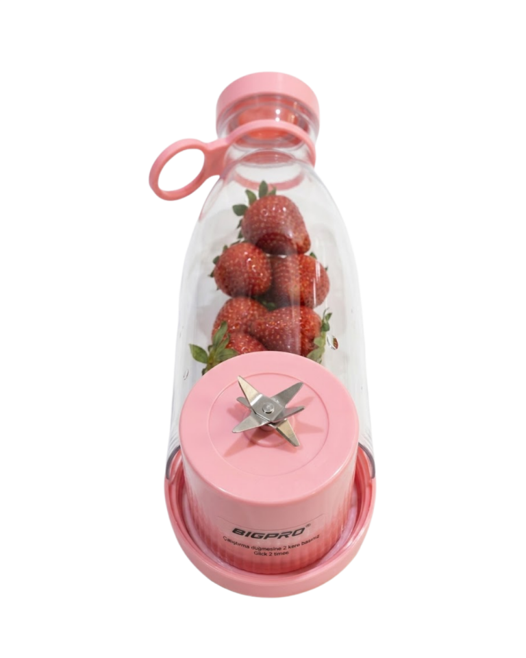 Mini Blender USB Şarjlı Smoothie Hazırlayıcı Kolay Temizlenebilir Tasarım