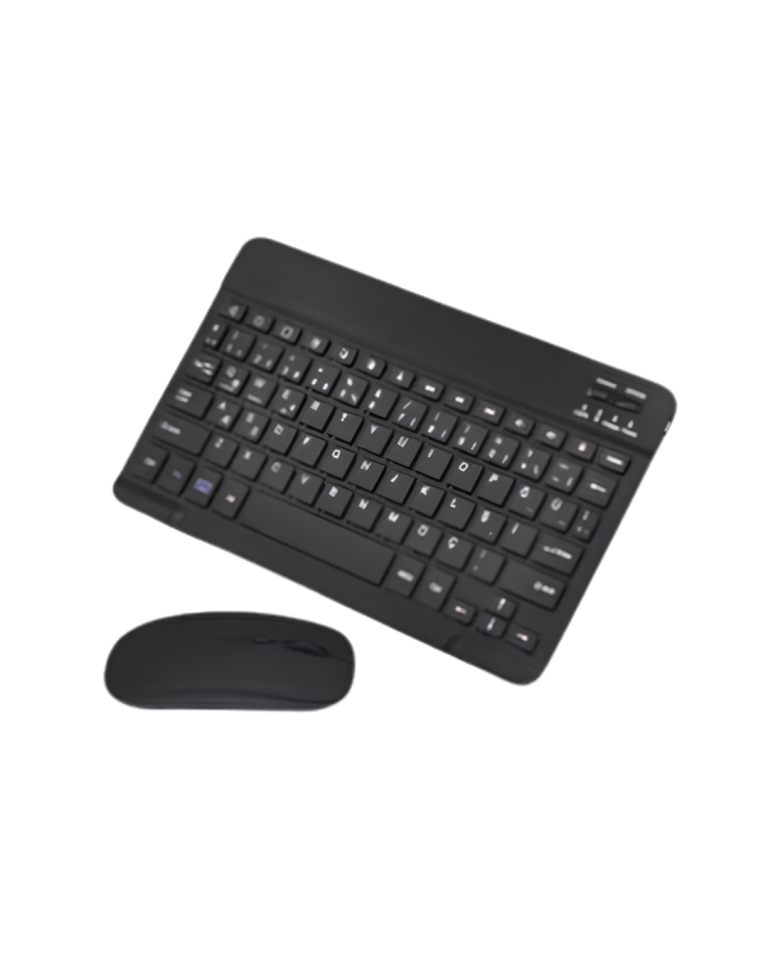 Kablosuz Klavye ve Mouse Kombosu Bluetooth Uyumlu Sessiz Set