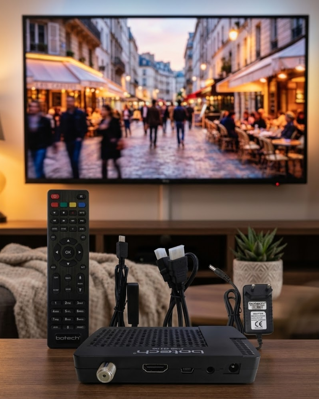 HD Uydu Receiver USB Medya Oynatıcı Özellikli Çok Dilli Menü Destekli