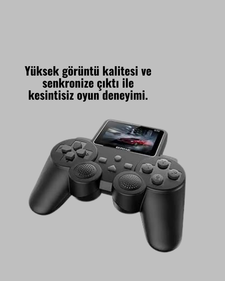 HDMI Destekli S10 Gamepad 520 Oyunlu TV’ye Bağlanabilir Atari 2025 Model
