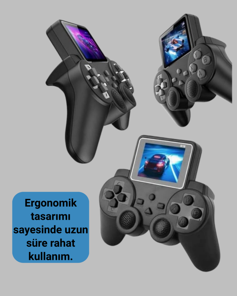 HDMI Destekli S10 Gamepad 520 Oyunlu TV’ye Bağlanabilir Atari 2025 Model