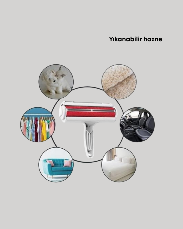 Hazneli Tüy Temizleyici – Halı, Yatak ve Giysiler İçin Kolay Kullanım