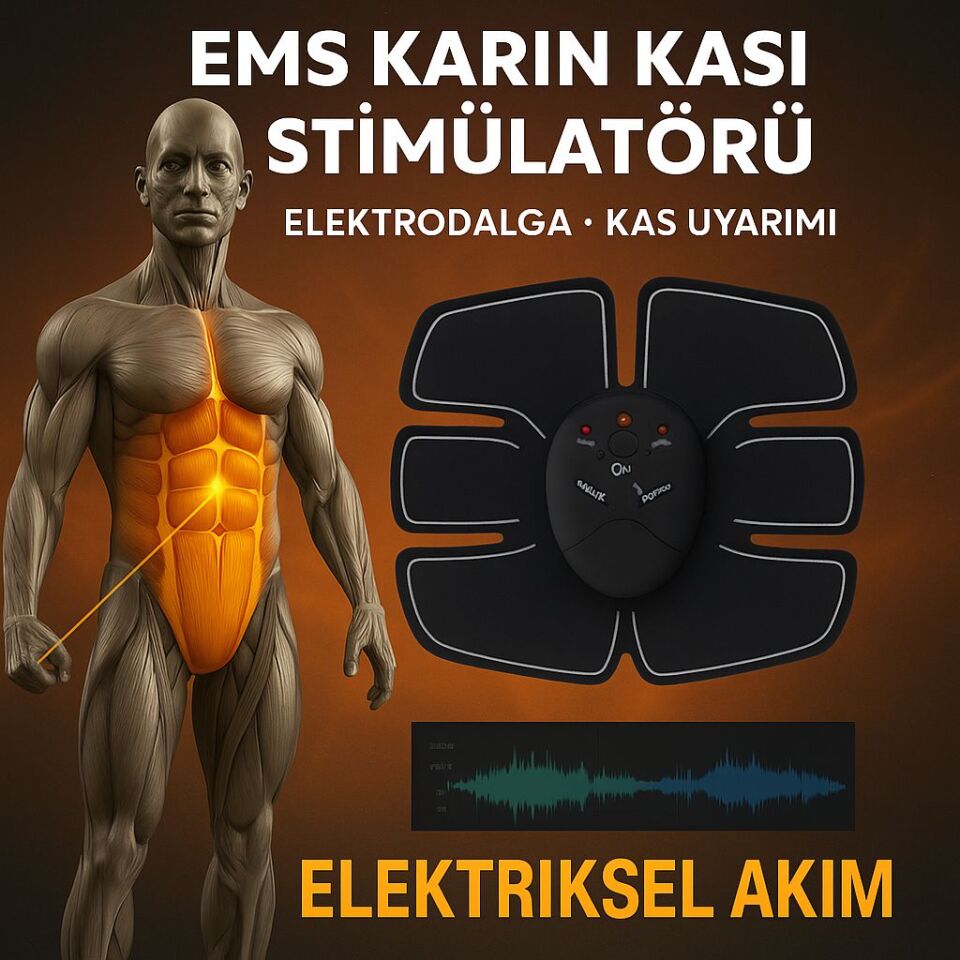 EMS Kas Yapma ve Yağ Yakma Cihazı Titreşimli 2025 Orijinal Spor Aleti